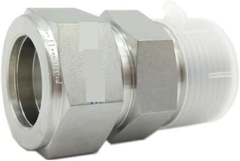 5Pcs/Lot NPT Thread Tube O.D. Metric mm Type Male Connector Stainless Steel SS316L MC 3000PSI Thread Pipe Fitting(MC-12 12mm,NPT 3-8) in Saudi Arabia