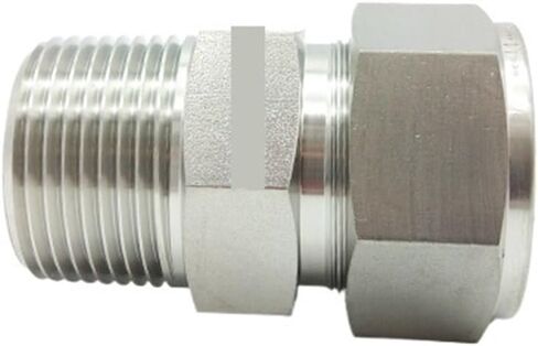 5Pcs/Lot NPT Thread Tube O.D. Metric mm Type Male Connector Stainless Steel SS316L MC 3000PSI Thread Pipe Fitting(MC-12 12mm,NPT 3-8) in Saudi Arabia