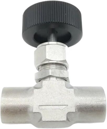 NV-F/M Air Water Mini Needle Female/Male Thread 1/8 1/4 3/8 1/2 3/4 1 NPT 6000 Psi Cut Out Valve(NV-08F NPT1,Type 2) in Kuwait