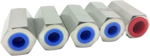 1PCS RHCG 1/8 to 1 Reducing Hex Coupling Stainless Steel SS316L Tube Plumbing Fitting hard pipe(RHCG06-03 3-4 3-8NPT) in Kuwait