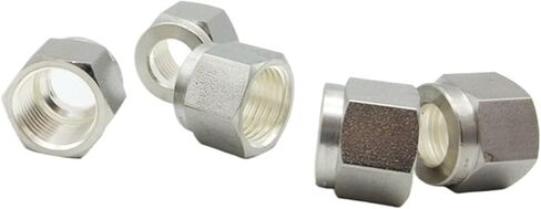 5Pcs/Lot Nut Connector Stainless Steel 316L Hard Tube Fitting Plumbing(N-05 5-8 Inch Pipe) in Kuwait