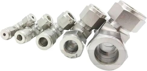 5 قطعة/الوحدة UT SS316L الاتحاد المحملة تركيب موصل الفولاذ المقاوم للصدأ الأنابيب الصلبة مختبر تطبيق (UT-025-0 5-16 بوصة) in Kuwait
