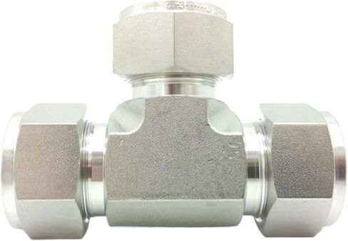 5PCS/Lot UT SS316L Union Tee Fitting Connector Stainless Steel Hard Pipe Lab Application(UT-025-0 5-16 inch) in Kuwait