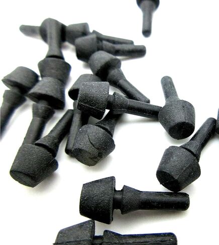 3mm Round Rubber Pull-Through Bumper – Push-in Feet for 1/32–1/16 Panels - Push in Bumpers Hole Plug Push-in Feet (100) in Kuwait