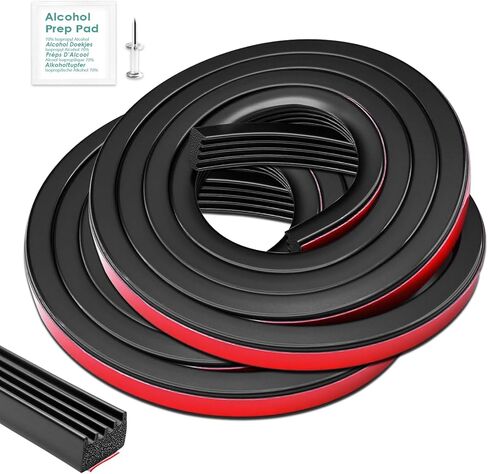 326A0004 Ribbed Bulkhead Seal Strip 3/5" X 65", Tonneau Cover Bulkhead/Service Kit/Self-Adhesive EPDM Foam Rubber Seal W/Tape/Ideal Weather Stripping in Saudi Arabia