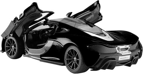 نموذج سيارات مصبوب بمقياس 1:24 لسيارة ماكلارين P1، سيارات لعبة معدنية مصبوبة من سبائك الزنك مع عجلات مجانية، أبواب قابلة للفتح وغطاء للرأس هدية للأطفال والأولاد البالغين، أسود in Kuwait