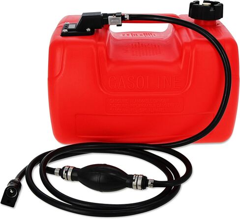 مجموعة خزان غاز القارب من بيسبلاي سعة 3 جالون - خزان وقود القوارب البحرية البلاستيكي المحمول مع خرطوم التعبئة in Kuwait