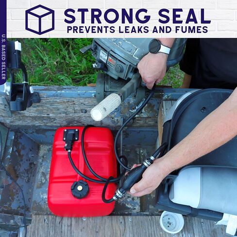 مجموعة خزان غاز القارب من بيسبلاي سعة 3 جالون - خزان وقود القوارب البحرية البلاستيكي المحمول مع خرطوم التعبئة in Kuwait