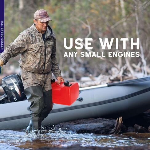 مجموعة خزان غاز القارب من بيسبلاي سعة 3 جالون - خزان وقود القوارب البحرية البلاستيكي المحمول مع خرطوم التعبئة in Kuwait