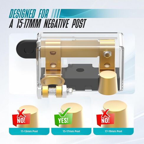 Top Post Battery Disconnect Switch 12/24V 250A Heavy Duty Battery Shut Off Quick Disconnect Cut Off Switch for Marine Boat RV Car Truck in Kuwait