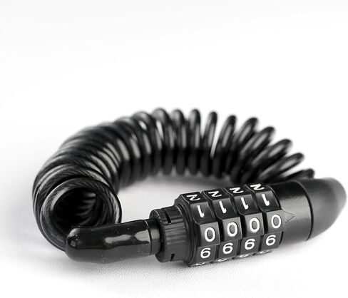 قفل كابل صغير قابل للسحب مع رمز، قفل مكون من 4 أرقام، أساسيات السفر في الهواء الطلق للتزلج على الجليد، الأمتعة، حقيبة السفر، خوذة الدراجة النارية، دراجة أطفال، عربة أطفال مضادة للسرقة، عبوتان in Kuwait