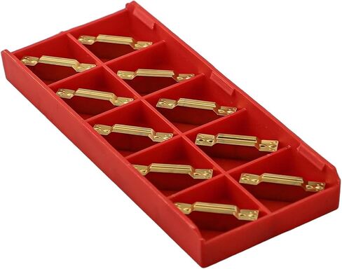 MGMN400-M كربيد إدراج 10 عبوات، أدوات قطع وحز دقيقة لحاملي CNC، شفرات صفراء قابلة للفهرسة لشبه التشطيب والتشطيب في صناعة الأعمال المعدنية in Kuwait