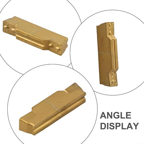 MGMN400-M كربيد إدراج 10 عبوات، أدوات قطع وحز دقيقة لحاملي CNC، شفرات صفراء قابلة للفهرسة لشبه التشطيب والتشطيب في صناعة الأعمال المعدنية in Kuwait