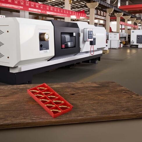 MGMN400-M كربيد إدراج 10 عبوات، أدوات قطع وحز دقيقة لحاملي CNC، شفرات صفراء قابلة للفهرسة لشبه التشطيب والتشطيب في صناعة الأعمال المعدنية in Kuwait