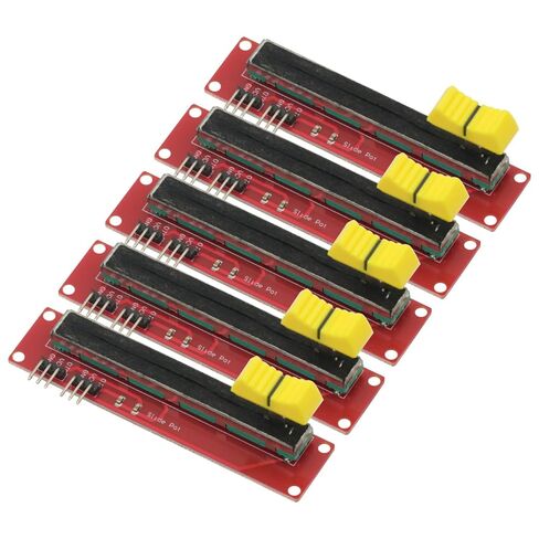5PCS 10K Slide Potentiometer Switch Slide Block Module,10K Llinear Potentiometer for Arduino MCU ARM AVR Electronic Block in Saudi Arabia