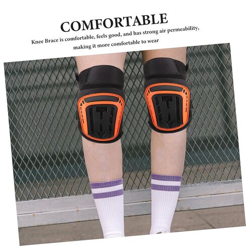 1 Pair Thick Padded Knee Brace for Roller Skating Cycling and Sports Comfortable Collision Protection Sleeve for Badminton Dance Yoga and More Portable Knee Cover for All in Saudi Arabia