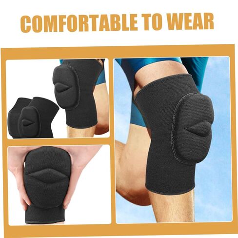 Portable Pad Thickened Sponge Brace for Wrestling Yoga and Daily Activities Shock Absorption Support for Weak and Injured Knees Comfortable and Durable Design in Saudi Arabia