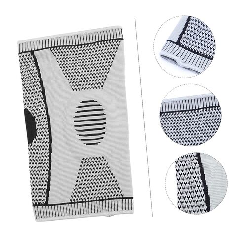 Outdoor Sports Compression Silicone Spring Breathable Knee Sleeve for Hiking Running Basketball Cycling Comfortable Knee Pad Ergonomic Support for Athletes in Saudi Arabia