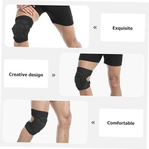 2pcs Breathable Knee Pads Shock Absorption for Sports Gardening and Daily Activities Non- Design for Running Skiing in Saudi Arabia