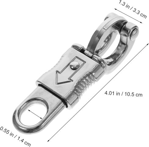 VALICLUD Quick Release Hook Snap Secure Lock Equestrian Metal Clip for Horse Tack Zinc Alloy Design Easy to Use Spring Clip for Leash and Cycling in Saudi Arabia