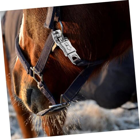 VALICLUD Quick Release Hook Snap Secure Lock Equestrian Metal Clip for Horse Tack Zinc Alloy Design Easy to Use Spring Clip for Leash and Cycling in Saudi Arabia