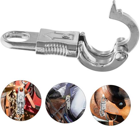 VALICLUD Quick Release Hook Snap Secure Lock Equestrian Metal Clip for Horse Tack Zinc Alloy Design Easy to Use Spring Clip for Leash and Cycling in Saudi Arabia