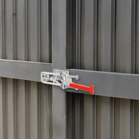 Red Handle, Hf-431, Stainless Steel Quick Lock Clamp, 1 In (2.54 Cm) Opening, Heavy Duty, Self-Lock And Lever Action, For Industrial Use, 4 Holes Mounting in Saudi Arabia