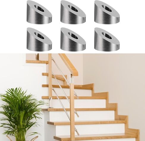 6 Pieces Angle Washer with 1/4" Inside Diameter Accessories Replacement 30 in Kuwait