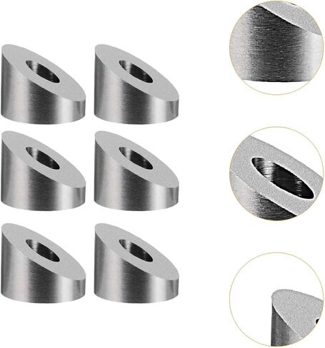 6 Pieces Angle Washer with 1/4" Inside Diameter Accessories Replacement 30 in Kuwait