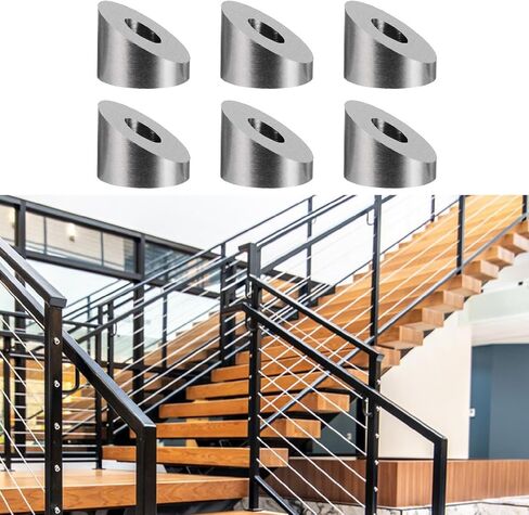 6 Pieces Angle Washer with 1/4" Inside Diameter Accessories Replacement 30 in Kuwait