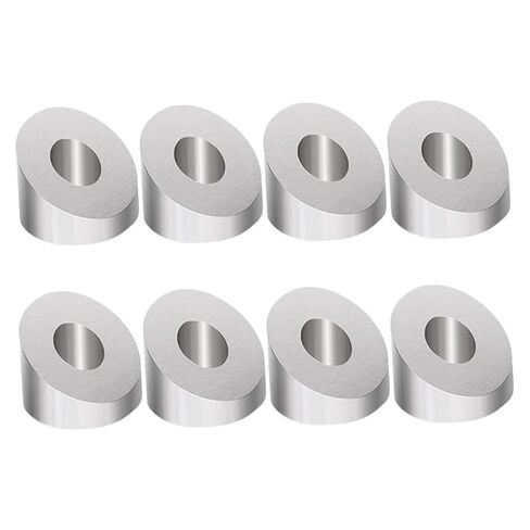 jojofuny 8Pcs Stainless Steel Angle Beveled Washers for Cable Railing Heavy Duty Deck Post Base Fittings for Round Curve Surfaces Durable Connection for DIY Projects in Saudi Arabia