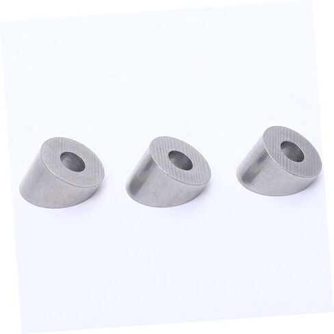 jojofuny 8Pcs Stainless Steel Angle Beveled Washers for Cable Railing Heavy Duty Deck Post Base Fittings for Round Curve Surfaces Durable Connection for DIY Projects in Saudi Arabia