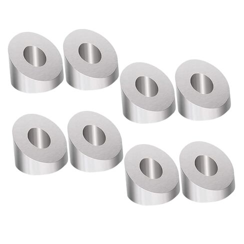 8Pcs Stainless Steel Angle Beveled Washers for Deck Post Base Stair Railing Accessories Easy Install for DIY Cable Railing Projects for Indoor Outdoor Use in Saudi Arabia