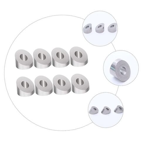 8Pcs Stainless Steel Angle Beveled Washers for Deck Post Base Stair Railing Accessories Easy Install for DIY Cable Railing Projects for Indoor Outdoor Use in Saudi Arabia