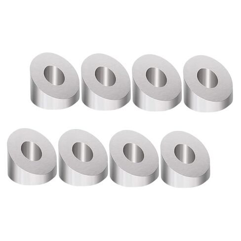 POPETPOP 8Pcs Degrees Beveled Washer for Stainless Steel Deck Cable Railing Durable Angled Washers for Smooth Finish Sloped Railings and Cable Hardware Applications in Saudi Arabia