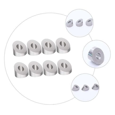 POPETPOP 8Pcs Degrees Beveled Washer for Stainless Steel Deck Cable Railing Durable Angled Washers for Smooth Finish Sloped Railings and Cable Hardware Applications in Saudi Arabia
