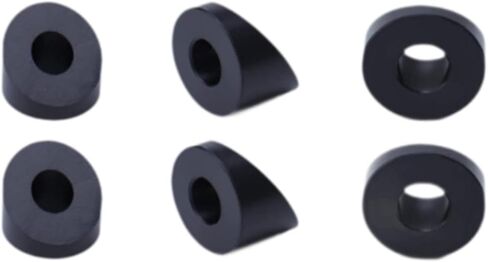 Set of 6 Beveled Washers at 30 Degrees for Cable Railings in Kuwait