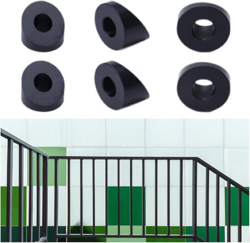 Set of 6 Beveled Washers at 30 Degrees for Cable Railings in Kuwait