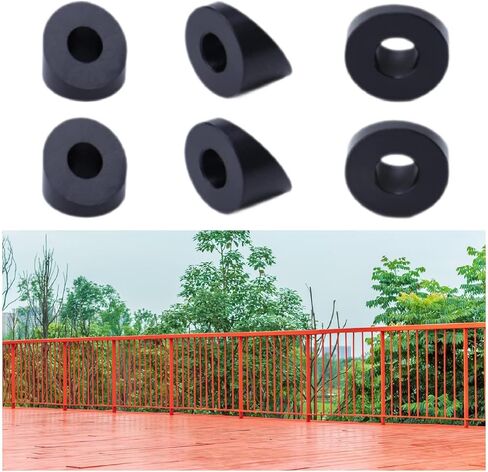 Set of 6 Beveled Washers at 30 Degrees for Cable Railings in Kuwait