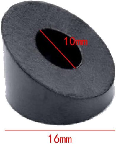 Set of 6 Beveled Washers at 30 Degrees for Cable Railings in Kuwait