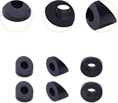 Set of 6 Beveled Washers at 30 Degrees for Cable Railings in Kuwait