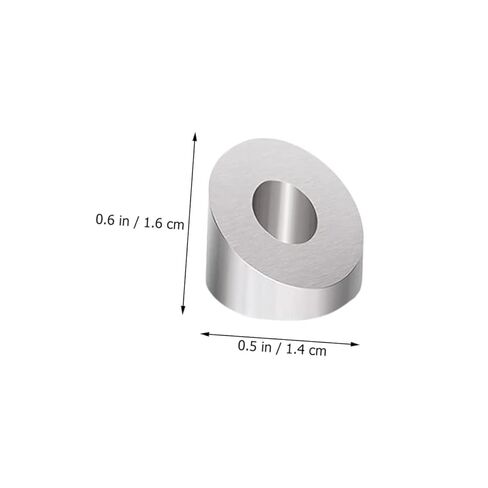 TEHAUX 8Pcs Beveled Washer Kit for Deck Railing System Angle Stainless Steel Washers for Cable Railing Projects Durable Outdoor Accessories for Posts in Saudi Arabia