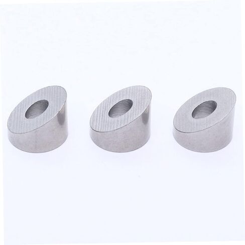 TEHAUX 8Pcs Beveled Washer Kit for Deck Railing System Angle Stainless Steel Washers for Cable Railing Projects Durable Outdoor Accessories for Posts in Saudi Arabia