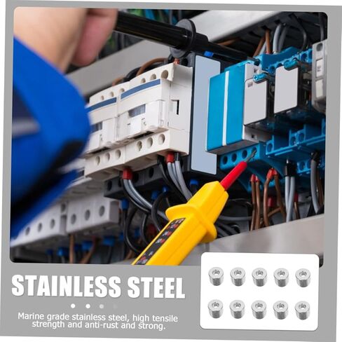 10pcs Stainless Steel Curved Washers for Wire Splice Kit Steel Cable Pergola Hardware in Saudi Arabia