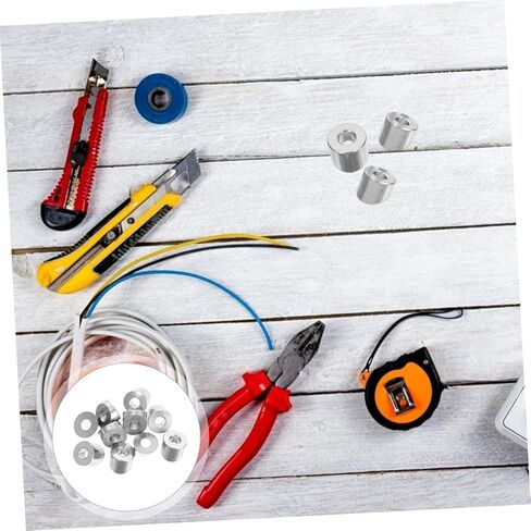 10pcs Stainless Steel Curved Washers for Wire Splice Kit Steel Cable Pergola Hardware in Saudi Arabia
