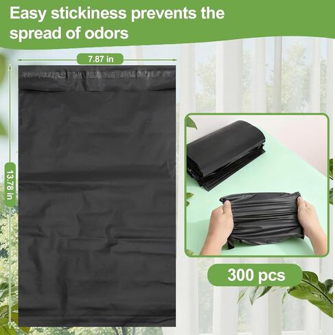 300 قطعة من أكياس فغرة القولون للاستعمال مرة واحدة - أكياس التخلص من فغرة القولون محكمة الغلق ومقاومة للرائحة، مستلزمات فغرة القولون سهلة اللصق للرجال والنساء، مستلزمات فغرة القولون وإكسسوارات لف الفغرة in Kuwait