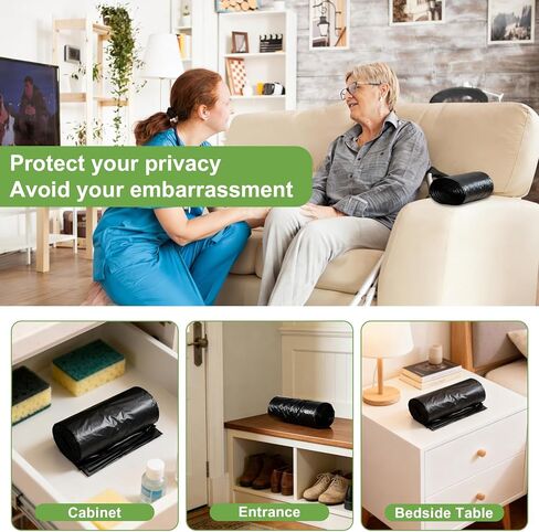 300 قطعة من أكياس فغرة القولون للاستعمال مرة واحدة - أكياس التخلص من فغرة القولون محكمة الغلق ومقاومة للرائحة، مستلزمات فغرة القولون سهلة اللصق للرجال والنساء، مستلزمات فغرة القولون وإكسسوارات لف الفغرة in Kuwait