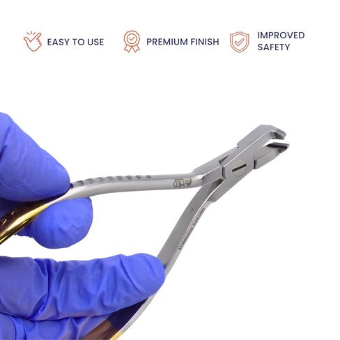 B MED INSTRUMENTS Distal End Cutter TC 5.5" - Tungsten Carbide Orthodontic Wire Cutter - Precision Hard Wire Cutting Pliers for Braces & Archwires - Premium Stainless Steel, Autoclavable in Kuwait