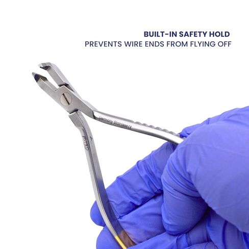 B MED INSTRUMENTS Distal End Cutter TC 5.5" - Tungsten Carbide Orthodontic Wire Cutter - Precision Hard Wire Cutting Pliers for Braces & Archwires - Premium Stainless Steel, Autoclavable in Kuwait