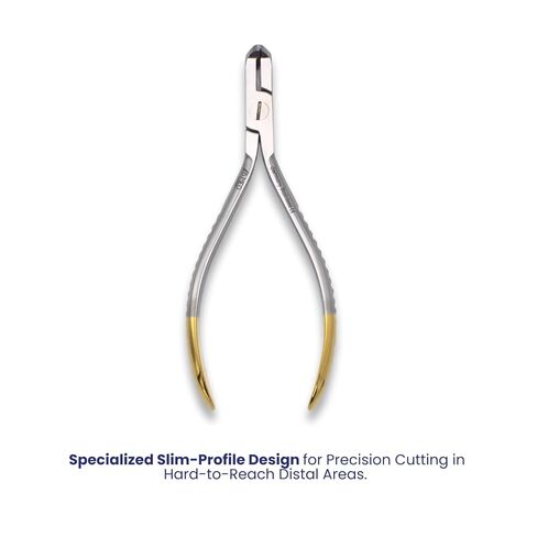 B MED INSTRUMENTS Distal End Cutter TC 5.5" - Tungsten Carbide Orthodontic Wire Cutter - Precision Hard Wire Cutting Pliers for Braces & Archwires - Premium Stainless Steel, Autoclavable in Kuwait